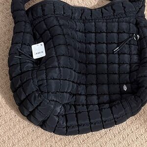 Free People Quilted Carryall Tote Bag (NWT)